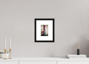 10 x 15 cm, Tirage photo Fine Art + Cadre + Passe-Partout Femme Jodhpur