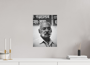 30 x 40 cm, Tirage photo sous plexi mat Moustache