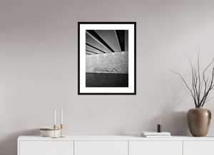 45 x 60 cm, Tirage photo Fine Art + Cadre + Passe-Partout Canal Londres