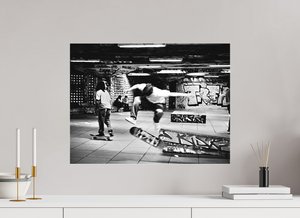 60 x 45 cm, Tirage photo sous plexi mat Skate Londres