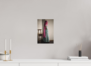 20 x 30 cm, Tirage photo sous plexi mat Femme Jodhpur