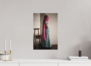 30 x 45 cm, Tirage photo sous plexi mat Femme Jodhpur