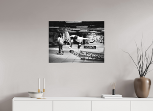 80 x 60 cm, Tirage photo sous plexi mat Skate Londres