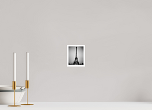 10 x 12,5 cm, Impression seule Danseuse devant Tour Eiffel