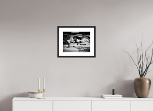 40 x 30 cm, Tirage photo Fine Art + Cadre + Passe-Partout Skate Londres