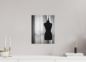 30 x 37,5 cm, Tirage photo sous plexi mat Mannequin