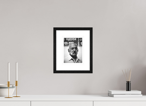 15 x 20 cm, Tirage photo Fine Art + Cadre + Passe-Partout Moustache