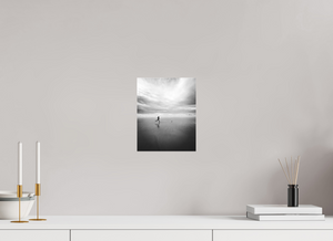 20 x 25 cm, Tirage photo sous plexi mat Plage Pays Basque