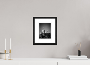 15 x 20 cm, Tirage photo Fine Art + Cadre + Passe-Partout Montmartre Paris