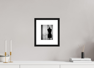 15 x 18,8 cm, Tirage photo Fine Art + Cadre + Passe-Partout Mannequin