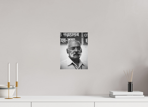 21 x 28 cm, Tirage photo sous plexi mat Moustache