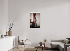 60 x 90 cm, Impression seule Femme Jodhpur