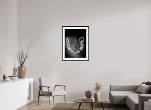 60 x 80 cm, Tirage photo Fine Art + Cadre + Passe-Partout Béyoncé