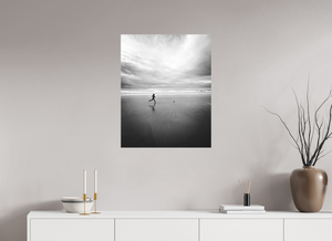 60 x 75 cm, Tirage photo sous plexi mat Plage Pays Basque